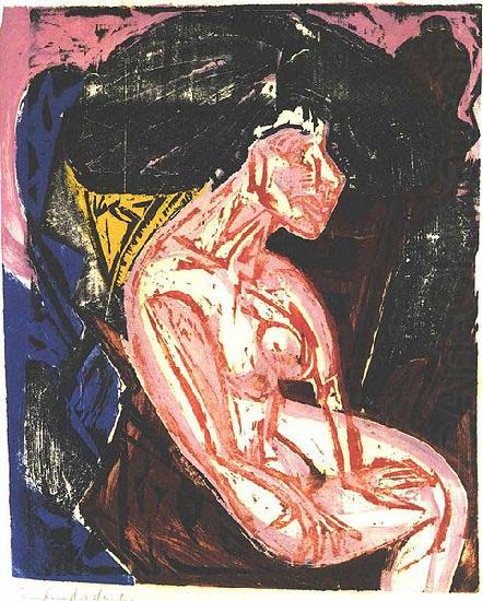 Female lover, Ernst Ludwig Kirchner